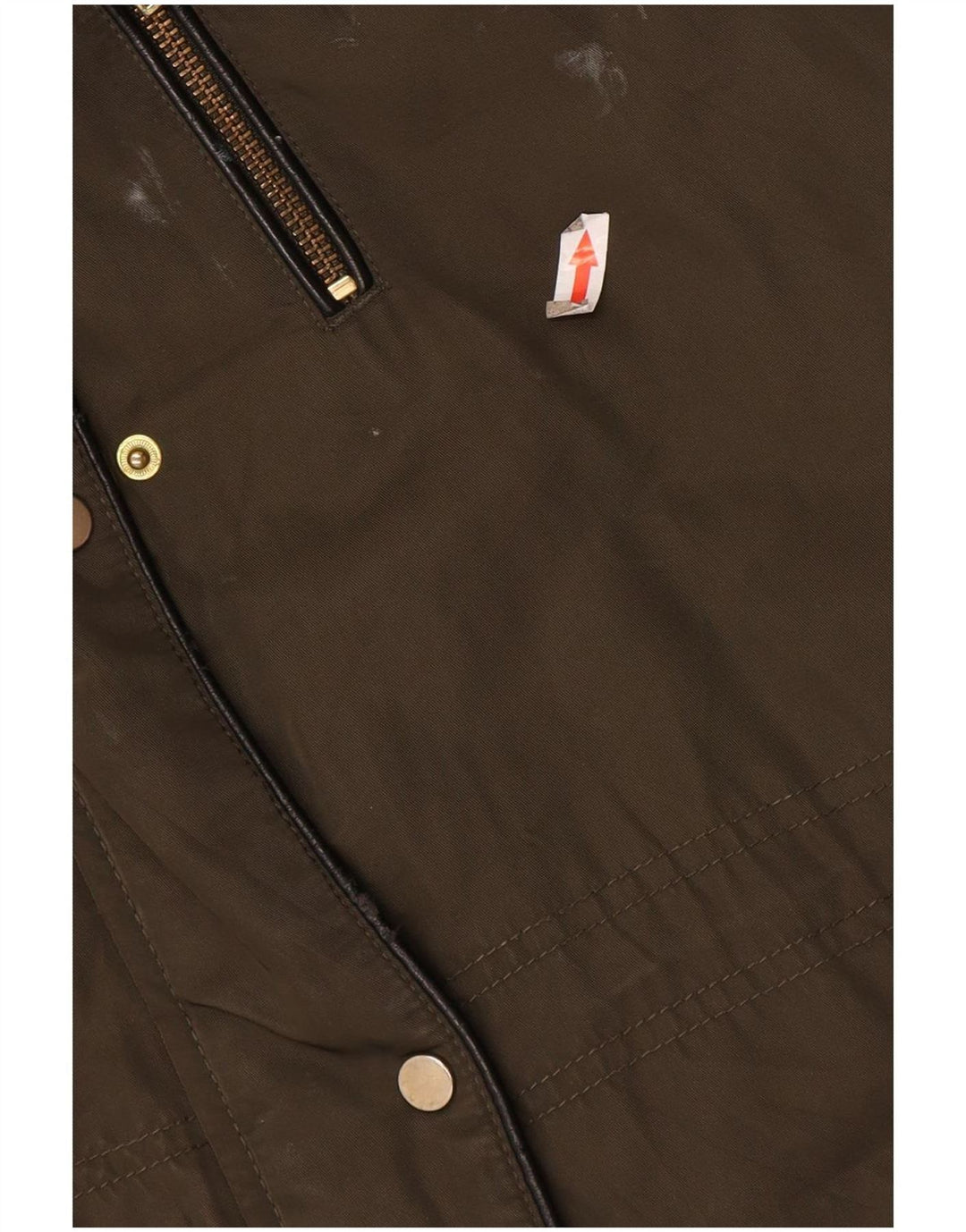 Oasis Damen-Parkajacke mit Kapuze, UK 14, mittleres Khaki, Polyester