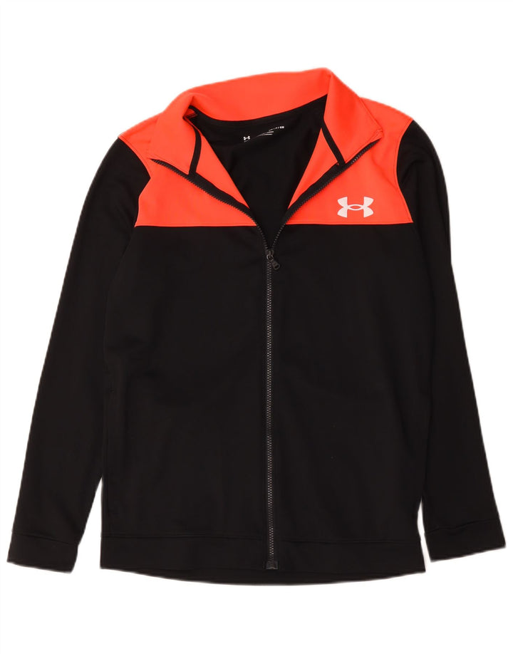 Under Armour Herren-Trainingsanzugoberteil, Jacke, Größe S, Schwarz, Farbblock