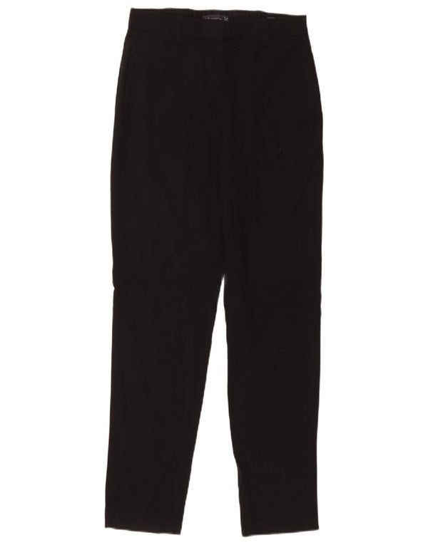 Marks & Spencer Damen Tapered Chinohose UK 8 Small W26 L28 Schwarz