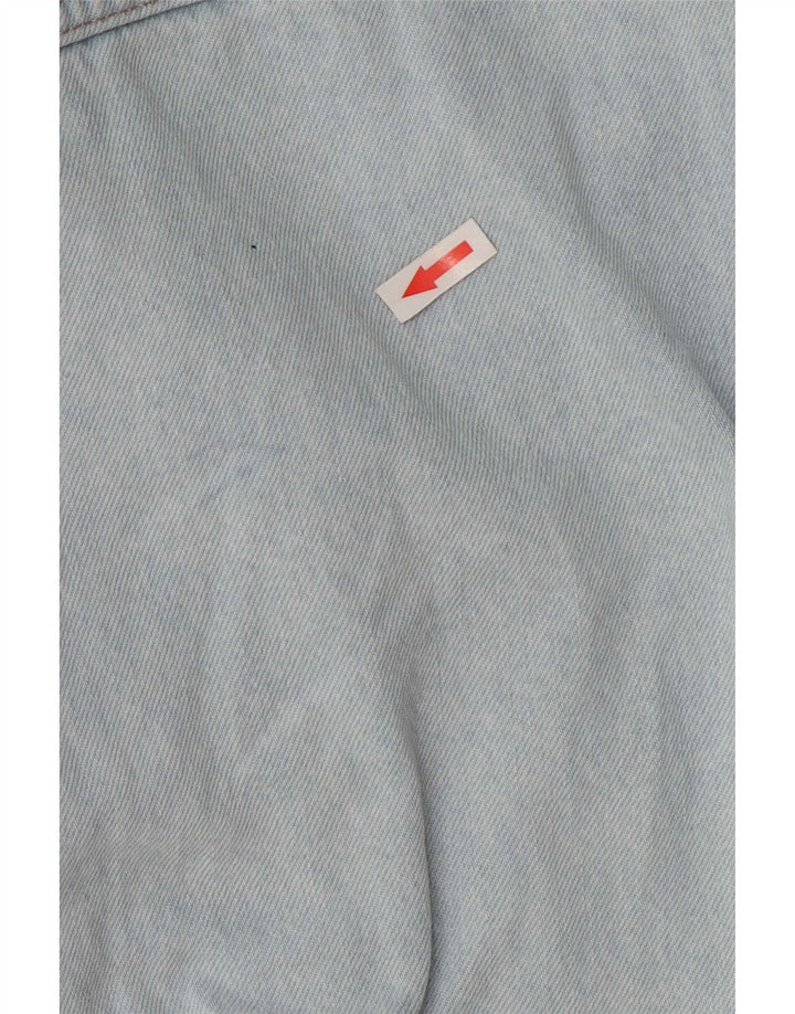 Topshop Damen-Jeansjacke in Übergröße, Gr. 8, Blau, Baumwolle