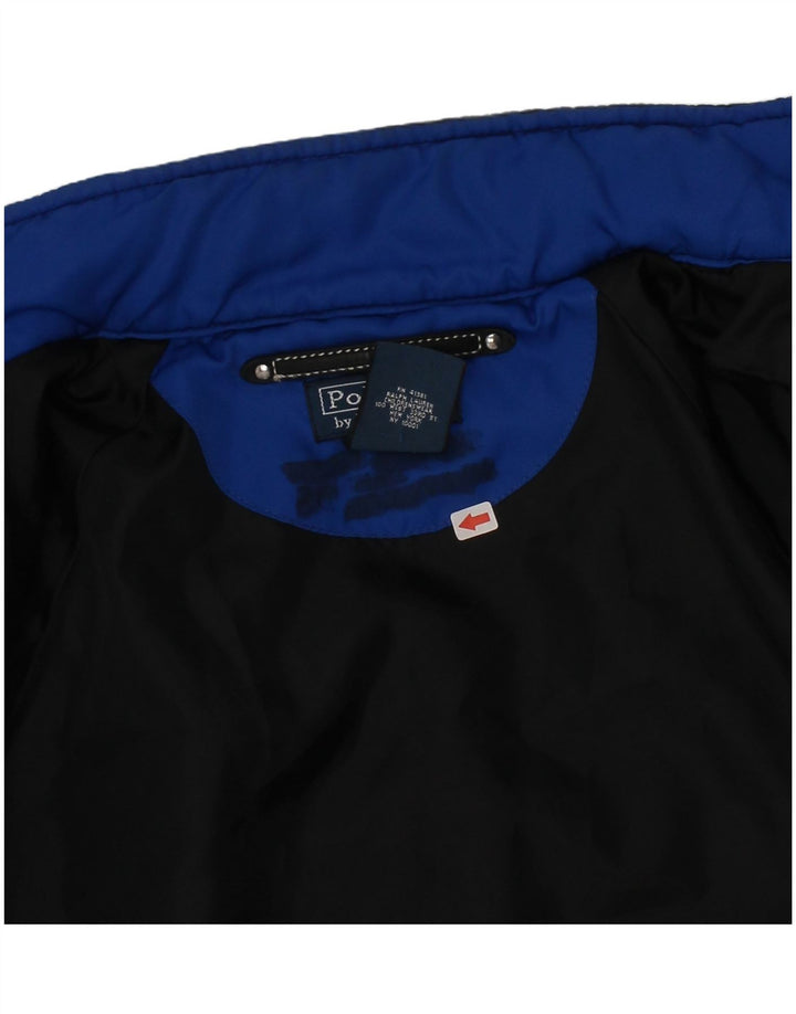 Polo Ralph Lauren Jungen Harrington-Jacke mit Grafik, 7–8 Jahre, Größe S, Marineblau
