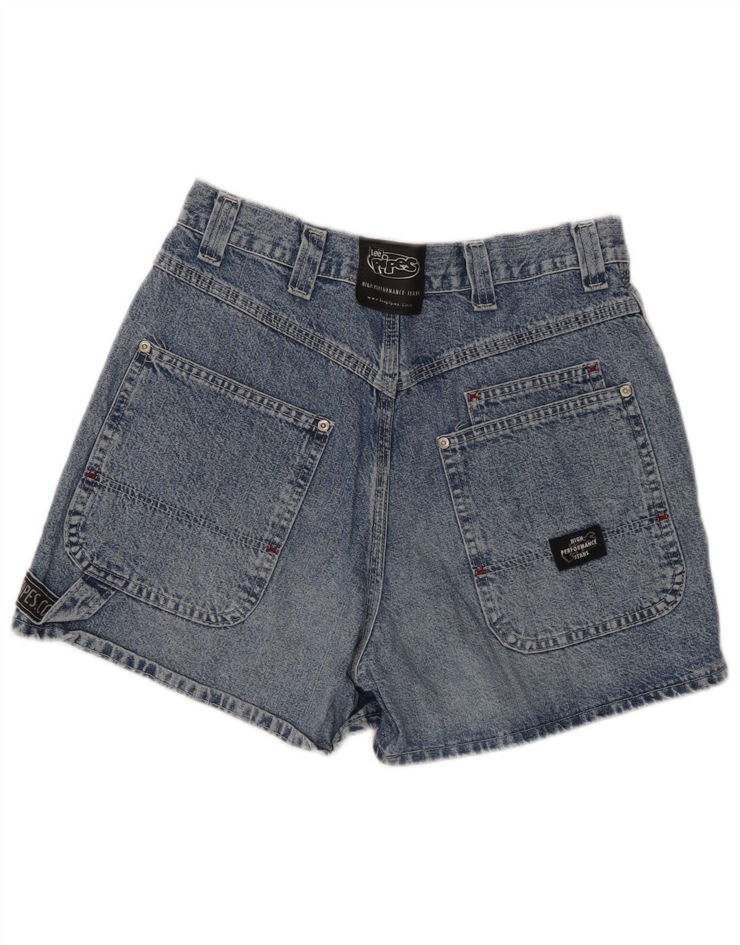LEE Damen Jeansshorts W29 mittelblaue Baumwolle