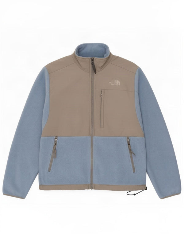 Übergroße Fleecejacke für Damen von The North Face, UK 10, Small, Blau, Farbblock