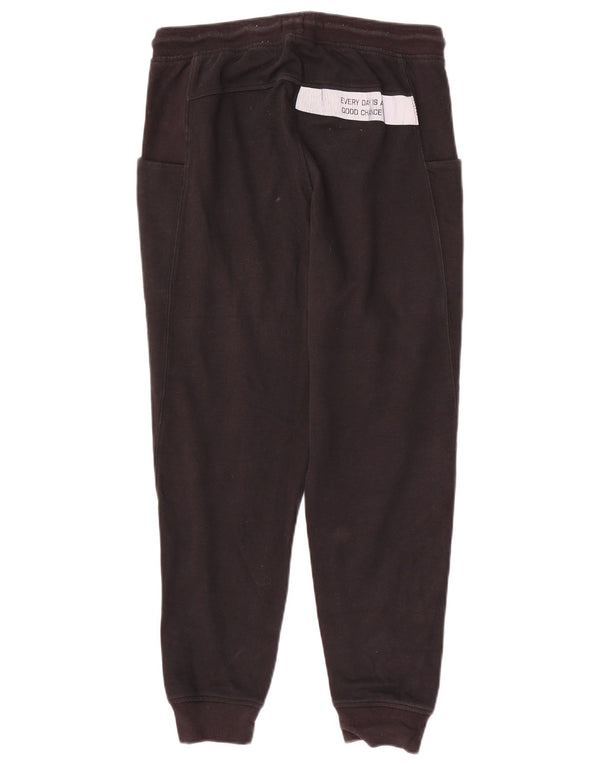 ZARA Jungen-Trainingshose mit Grafik, Jogginghose, 13–14 Jahre, schwarze Baumwolle