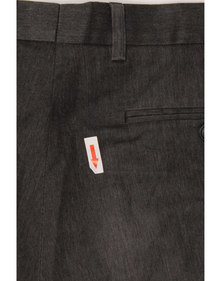 Gerade Herren-Chinohose von Marks & Spencer, W34, L31, Grau, Polyester