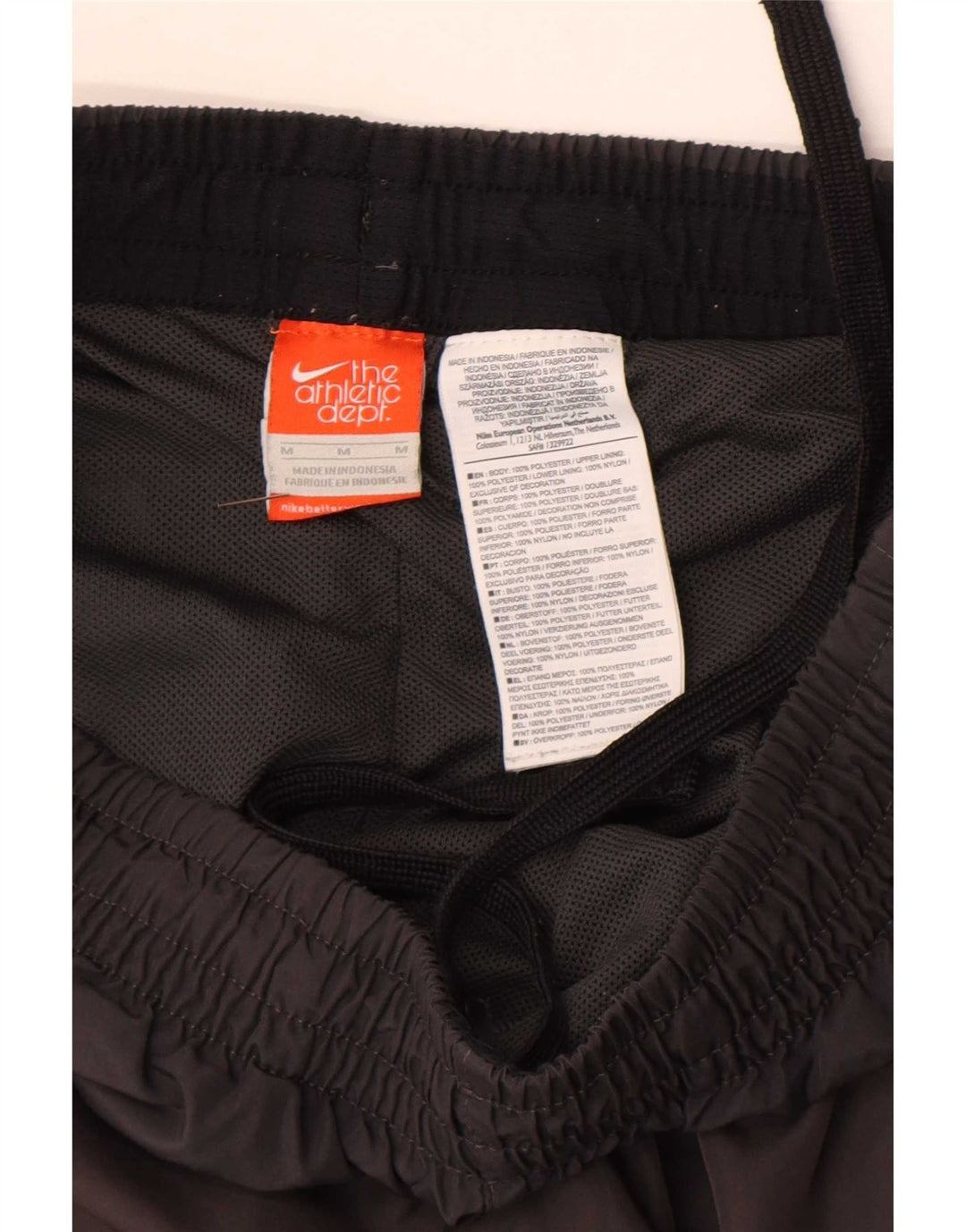 Nike Herren-Trainingshose aus mittelgrauem Polyester