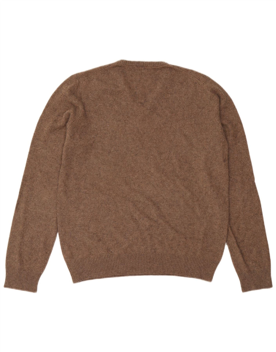 Sisley Damen-Pullover mit V-Ausschnitt, Gr. 18, XL, Braun