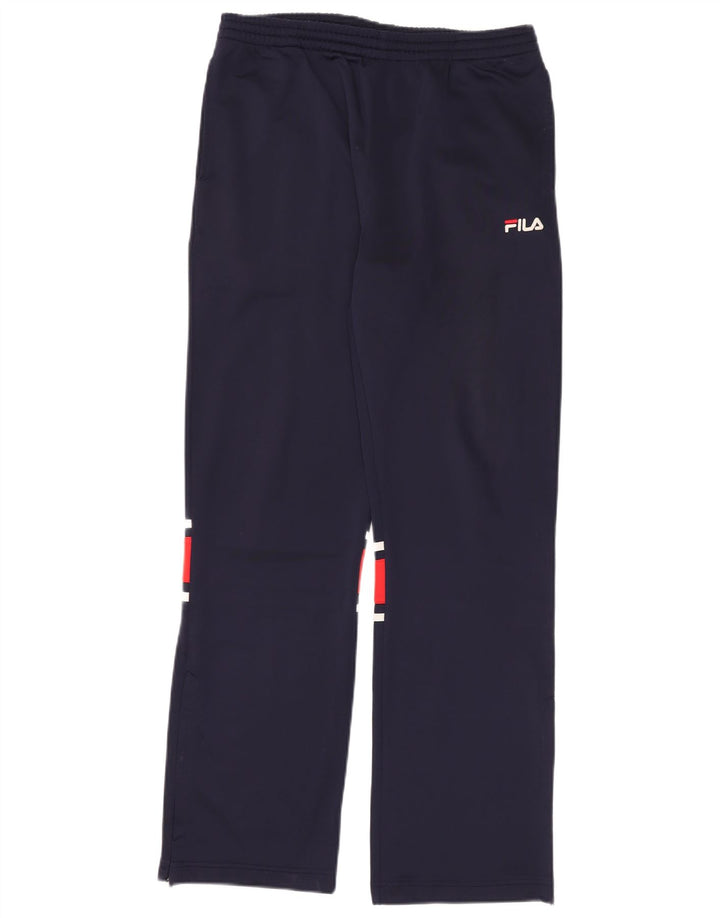 Fila Herren-Trainingshose, klein, marineblau, Farbblock-Polyester