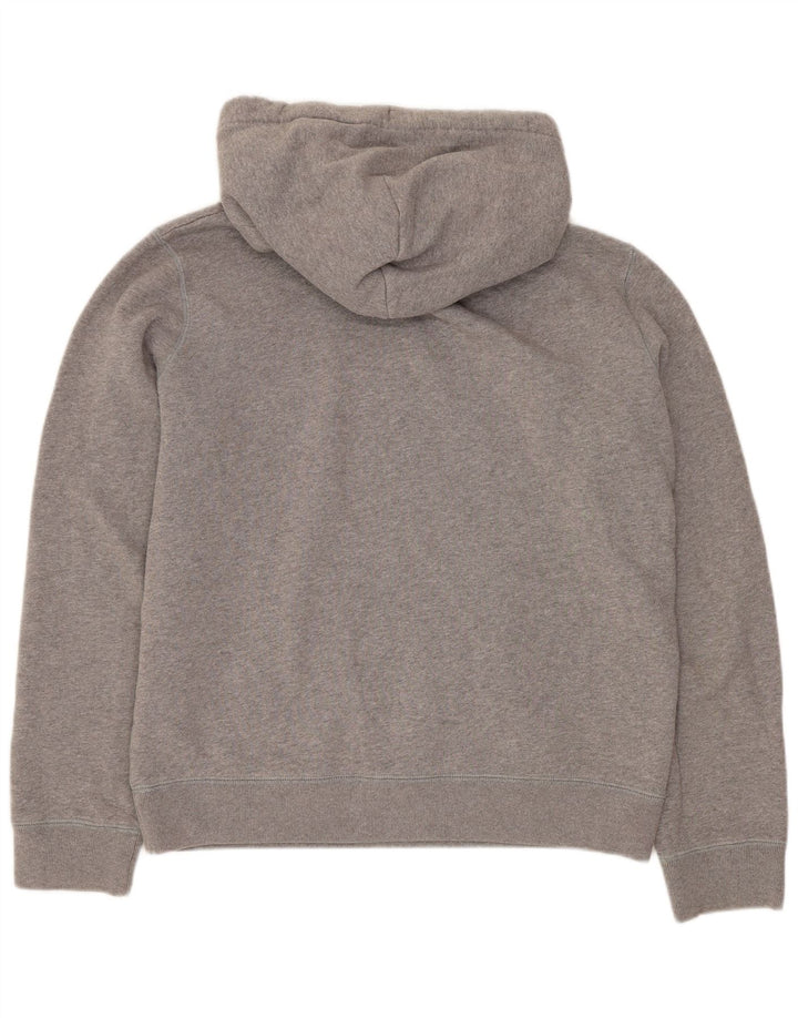 JACK WILLS Damen Salcombe Devon Übergroßer Kapuzenpullover UK 10 Small Grau