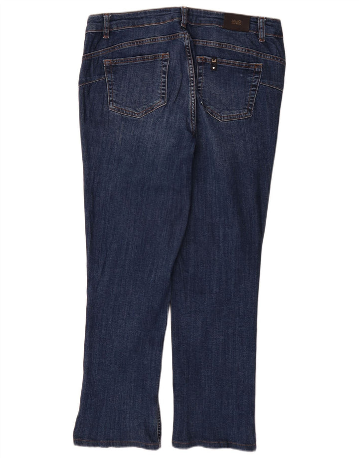 Liu Jo Damen Tapered Jeans W32 L29 Blau