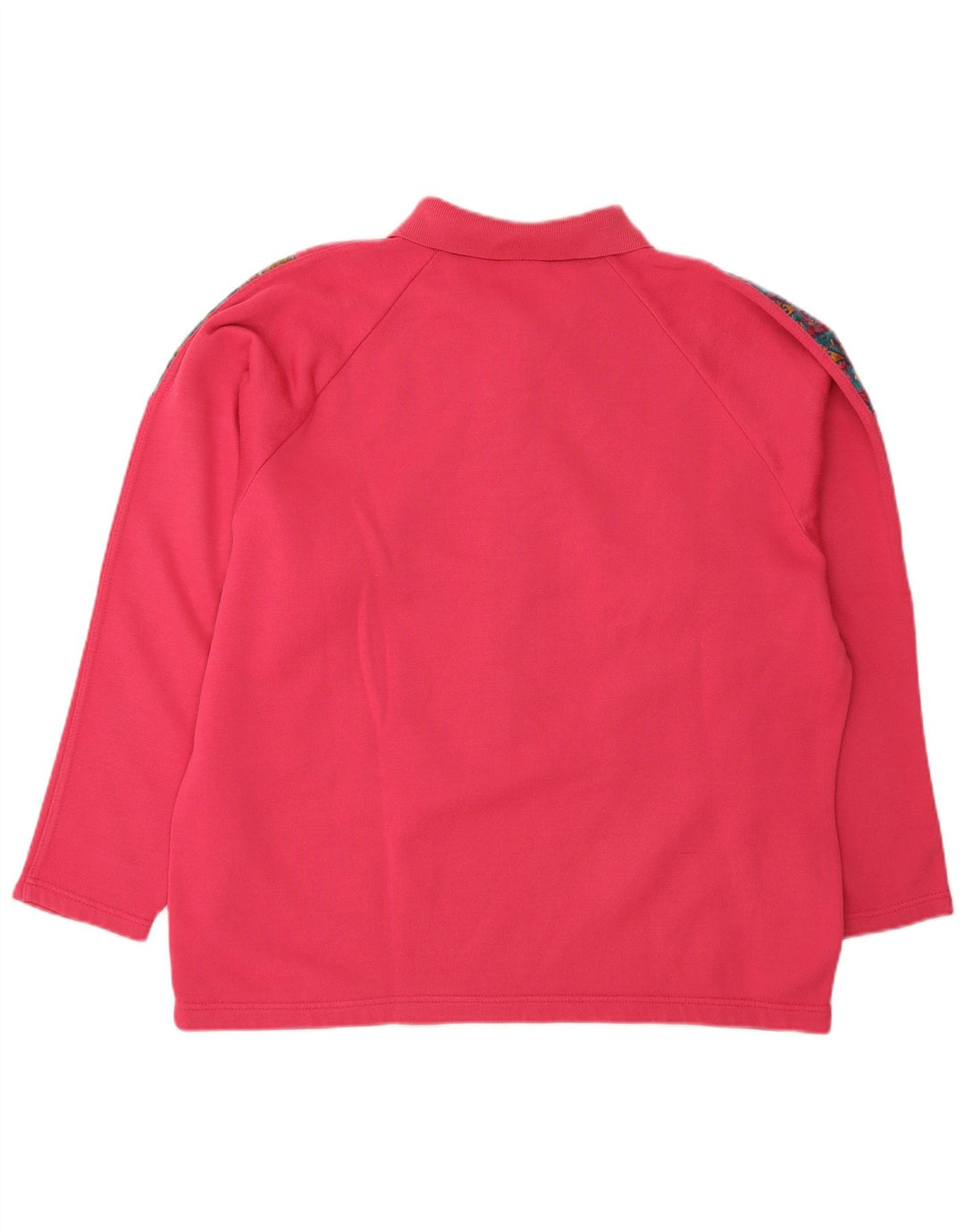 F.LLI Campagnolo Damen Sweatshirt Pullover UK 16 Large Pink Geometrisch