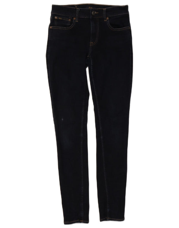 Polo Ralph Lauren Damen Tompkins Super Skinny Jeans W27 L28 Marineblau