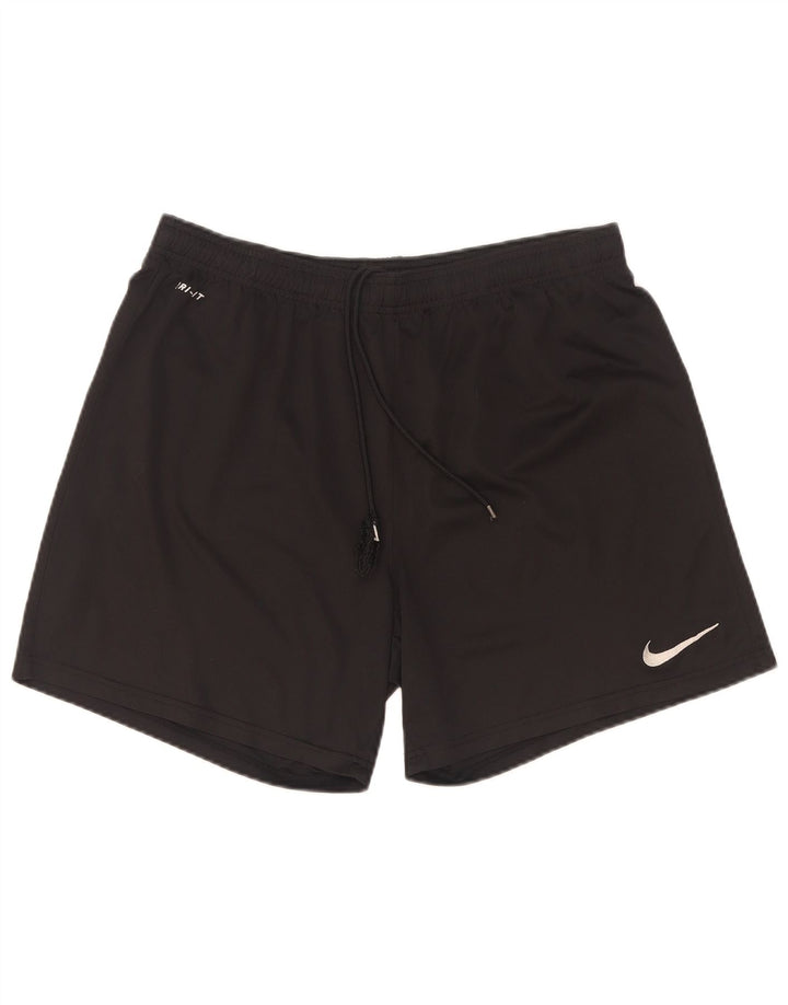Nike Herren Dri Fit Sportshorts, groß, aus schwarzem Polyester