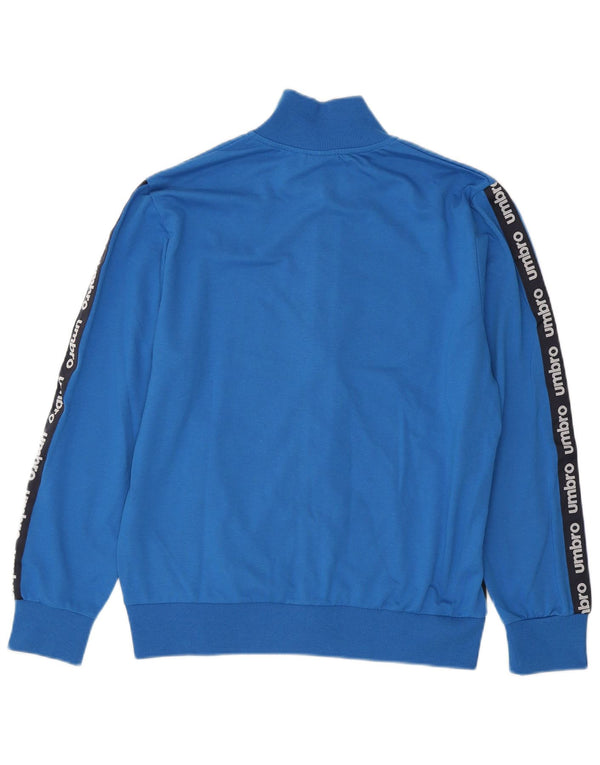 Under Armour Mens Graphic Tracksuit Top Jacket Medium Blue Colourblock