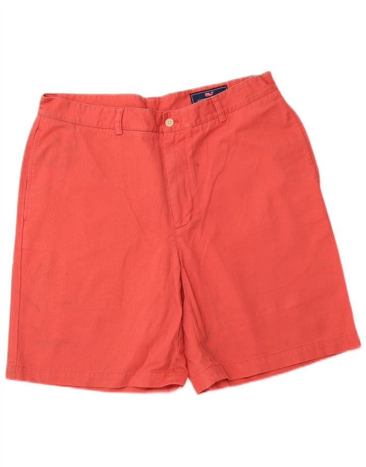 VINEYARD VINES Damen Chinoshorts W35 Große rosa Baumwolle