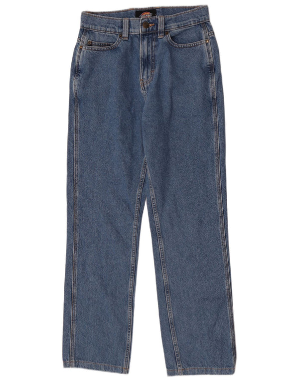 Dickies Damen Straight Jeans W27 L28 Blau