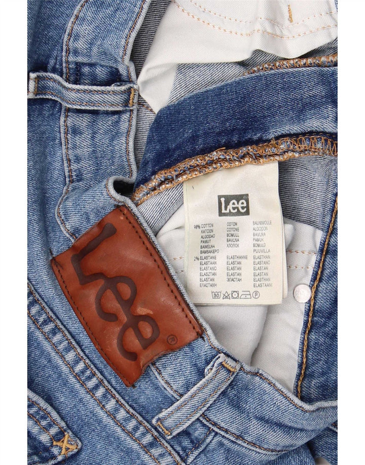 Lee Herren Rider Straight Jeans W31 L34 Blaue Baumwolle