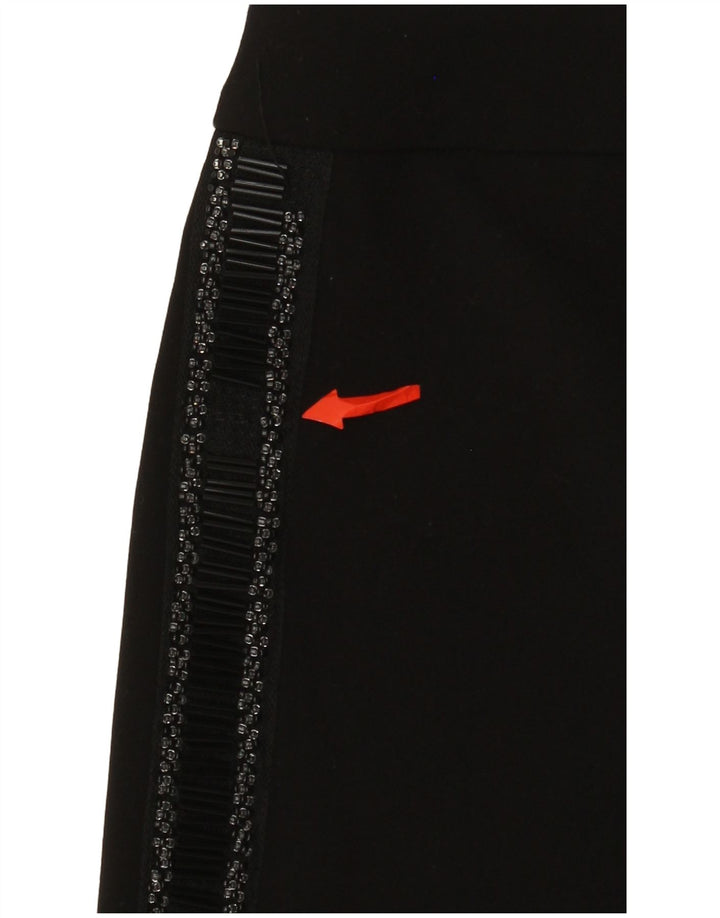 Zara Damen Freizeitshorts XS W24 Schwarz Polyester