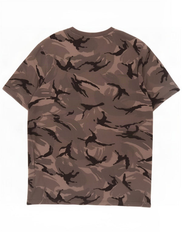 Adidas Herren Grafik T-Shirt Top XL Grau Camouflage Baumwolle