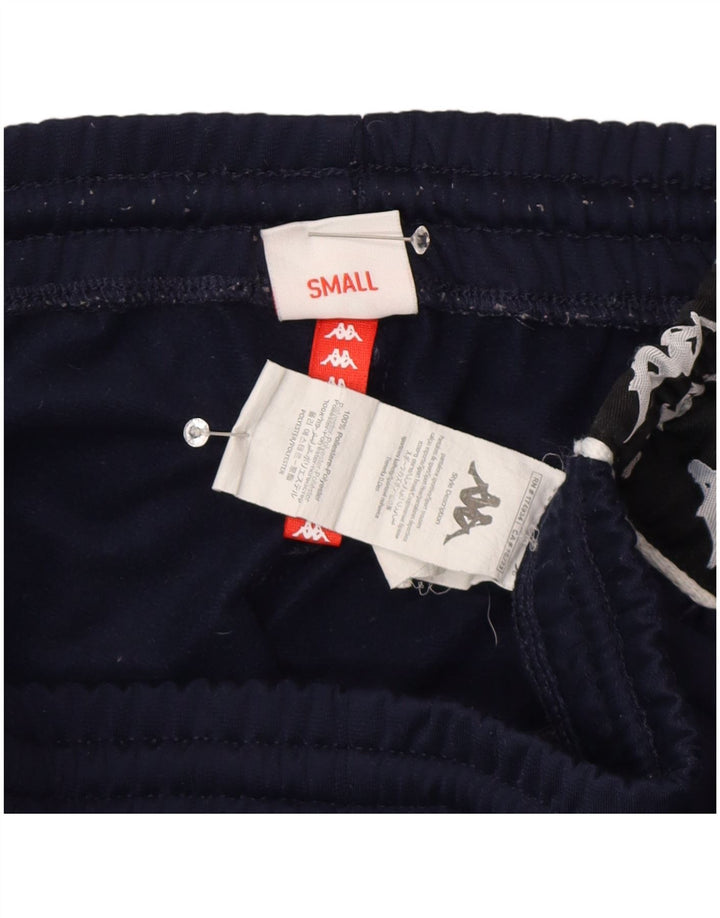 Kappa Herren-Trainingshose mit Grafik, Größe S, Marineblau, Farbblock