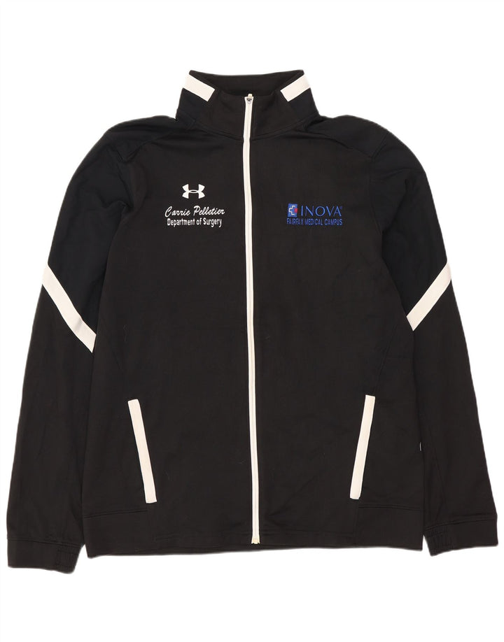 Under Armour Herren-Trainingsanzugoberteil mit Grafik, Mittelschwarzes Polyester