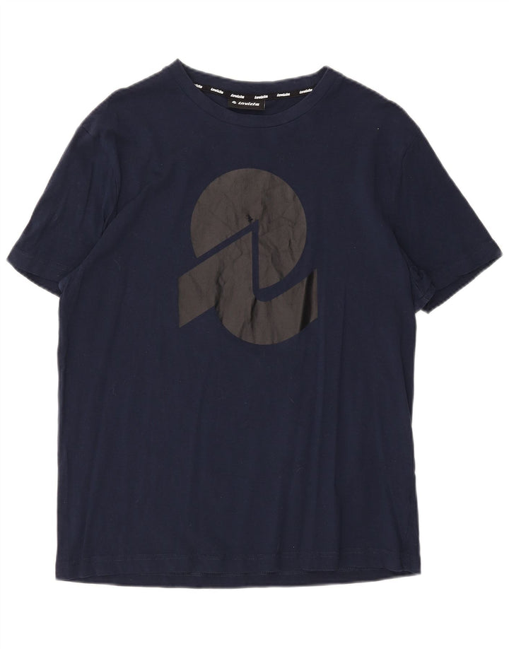 Invicta Herren-T-Shirt mit Grafik, groß, marineblau, Baumwolle