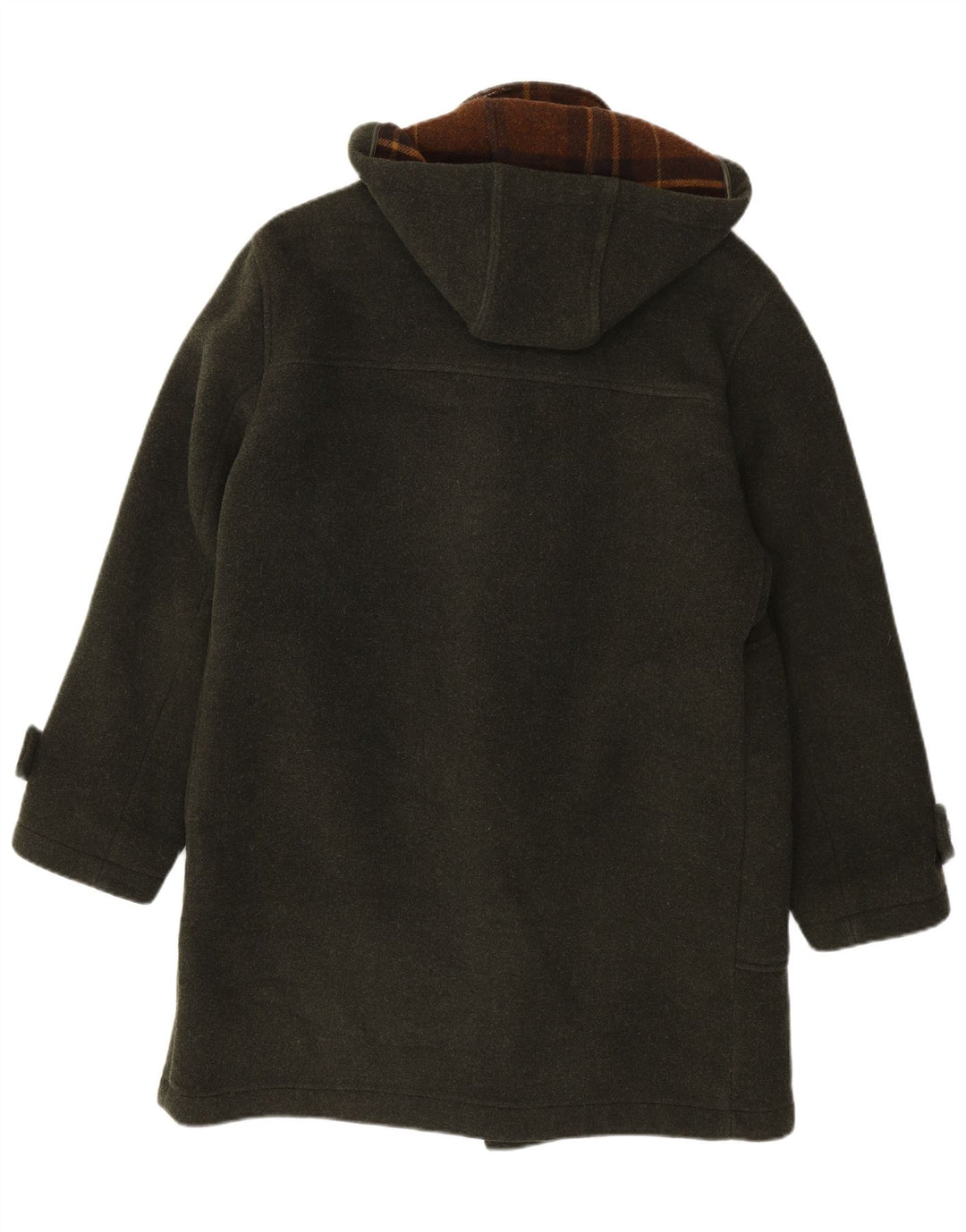 Steinbock Herren-Dufflecoat mit Kapuze, UK 40, Größe L, Khaki