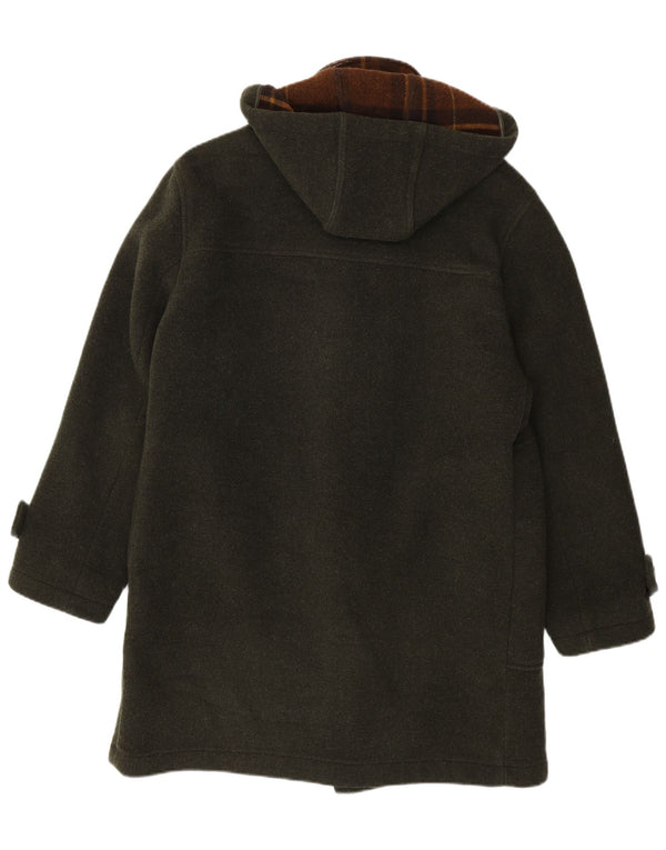 Steinbock Herren-Dufflecoat mit Kapuze, UK 40, Größe L, Khaki