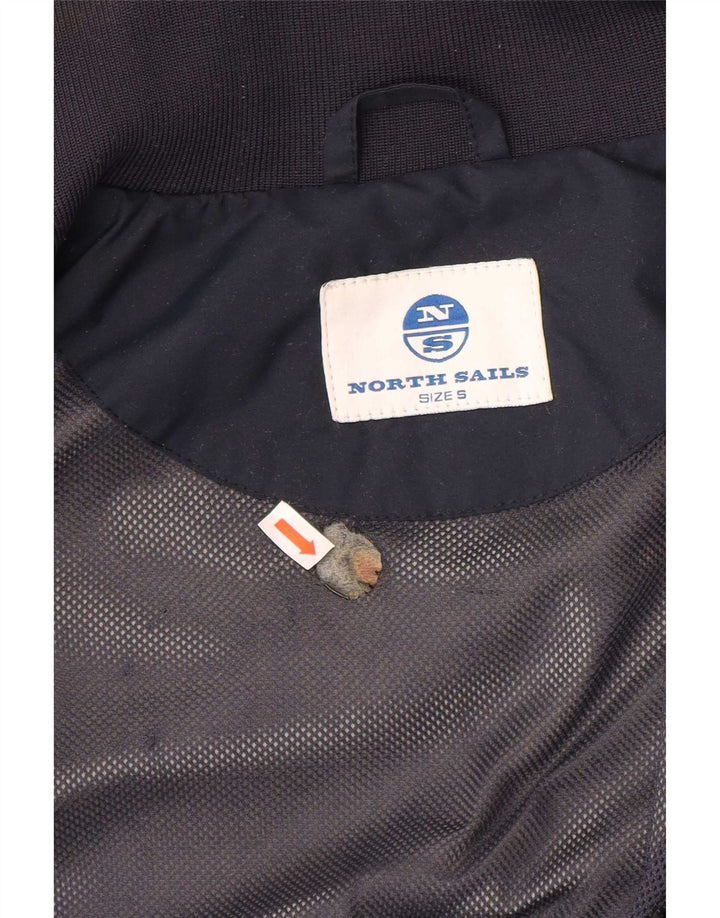 North Sails Herren-Bomberjacke mit Grafik, UK 36, Größe S, marineblaues Nylon
