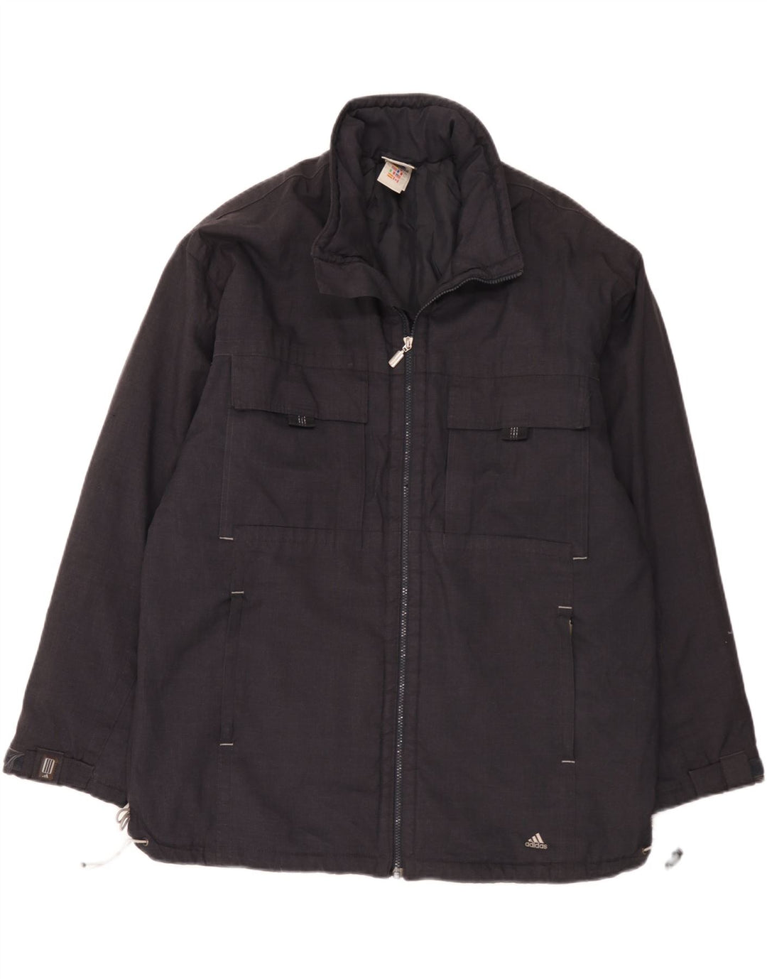 Adidas Herren Utility Jacke UK 44/46 Large Schwarz Polyester
