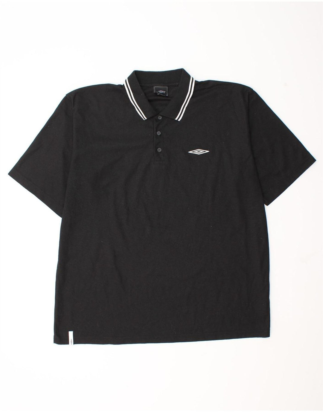Umbro Herren Poloshirt 2XL Schwarz Polyester