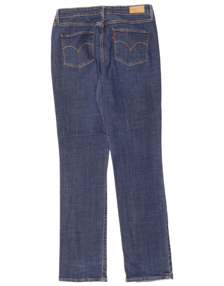 LEVI'S Damen Demi Curve Mid Rise Straight Jeans US 14 XL W32 L32 Blau