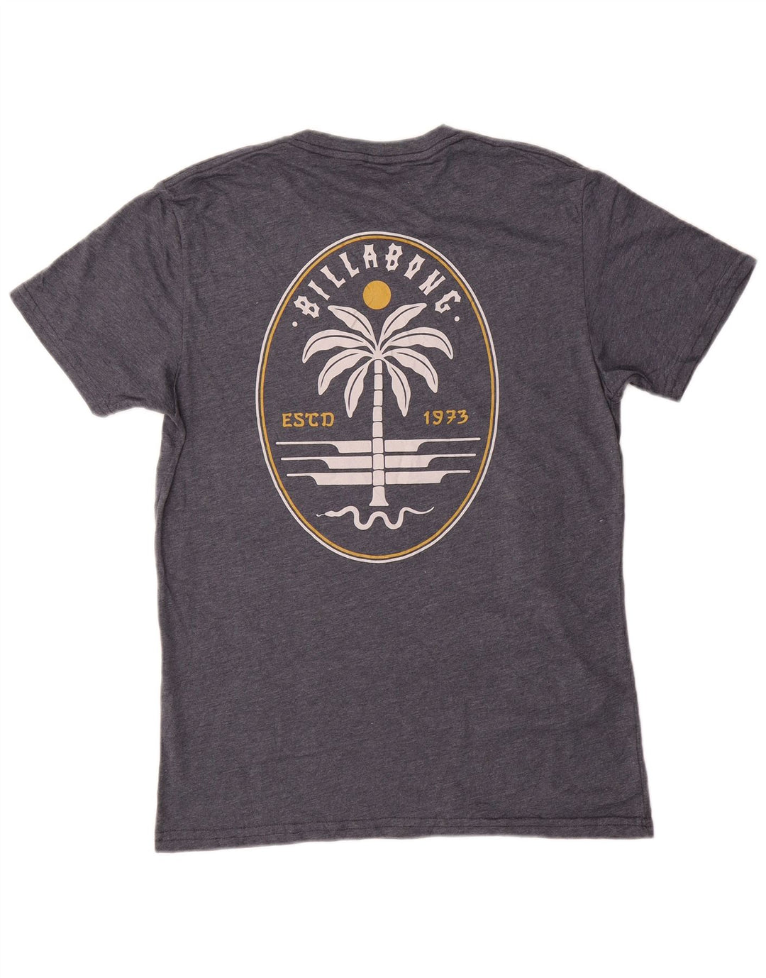 Billabong Herren-T-Shirt mit Grafik, mittlere marineblaue Baumwolle