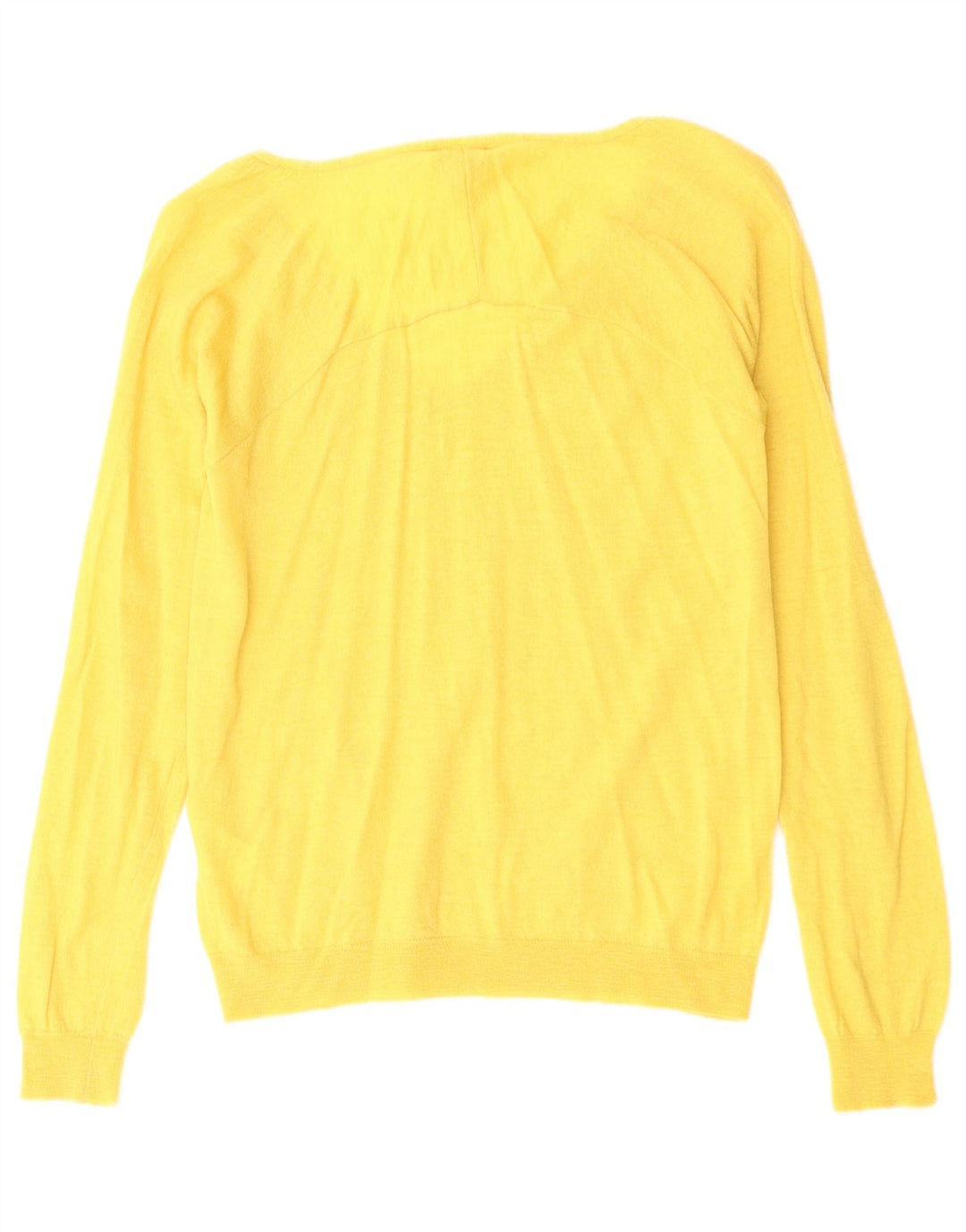 Hobbs Damen-Pullover mit V-Ausschnitt, UK 12, mittelgelbe Wolle