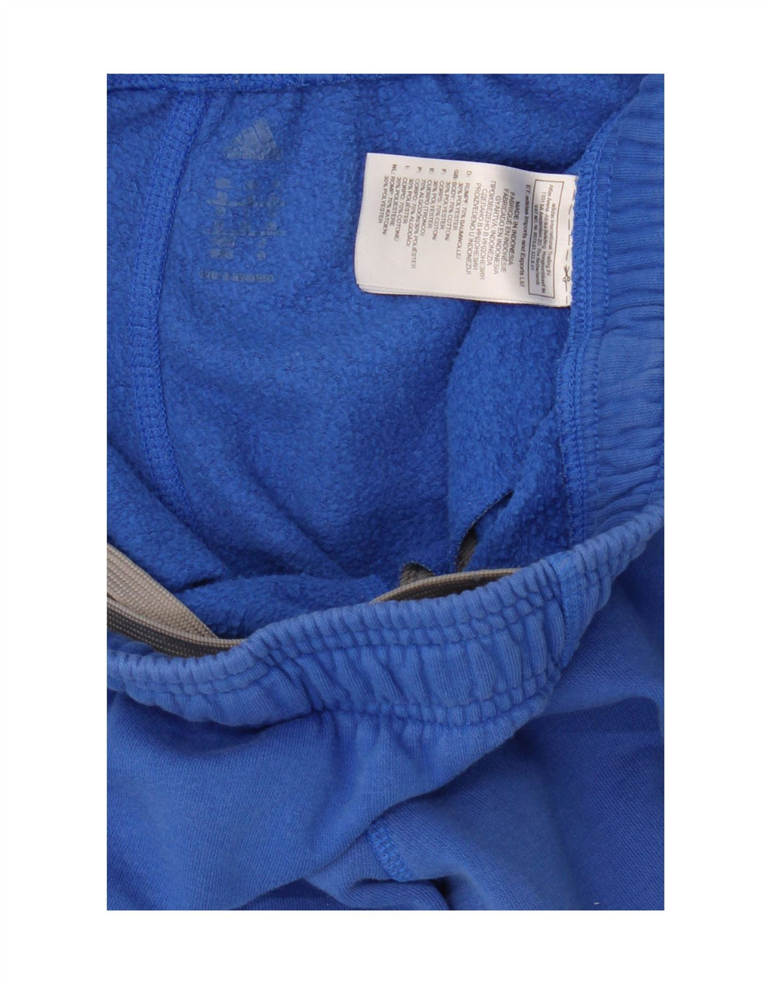 Adidas Herren Trainingshose Jogger mittelblaue Baumwolle