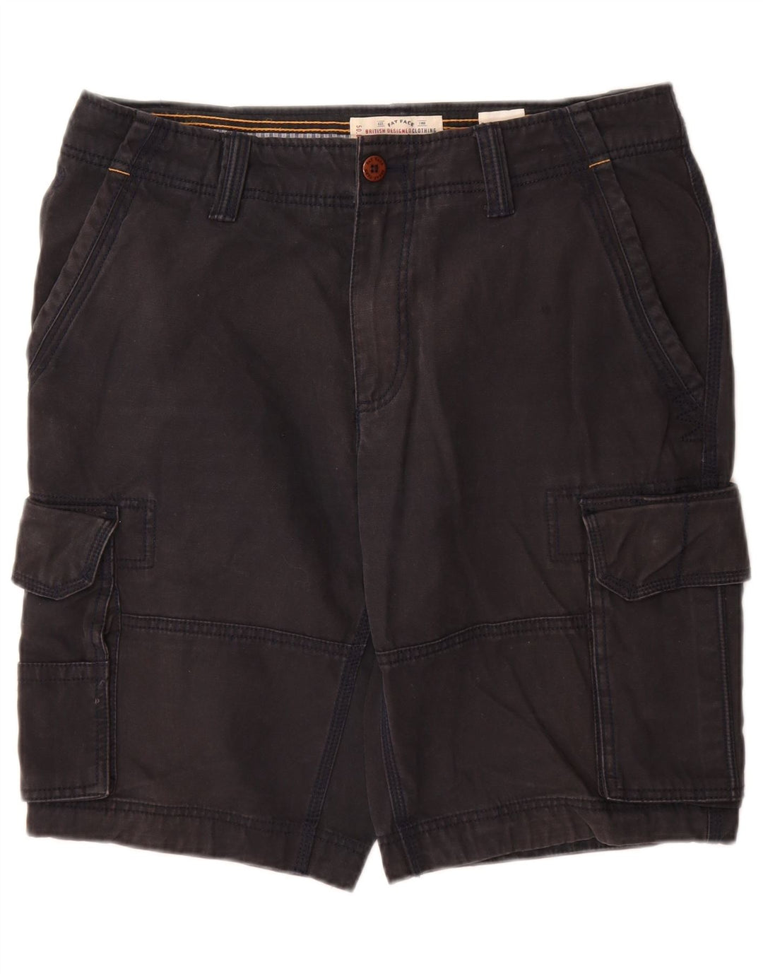 FAT FACE Herren-Cargo-Shorts W34, große marineblaue Baumwolle