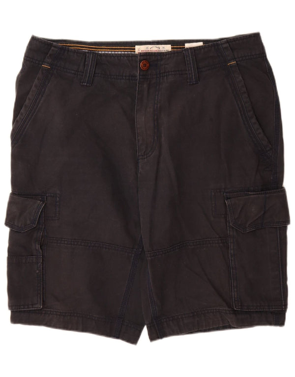 FAT FACE Herren-Cargo-Shorts W34, große marineblaue Baumwolle