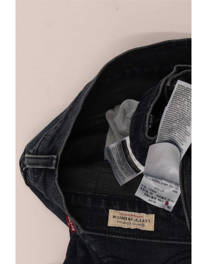 Levi's Herren Slim Jeans W32 L30 Blaue Baumwolle