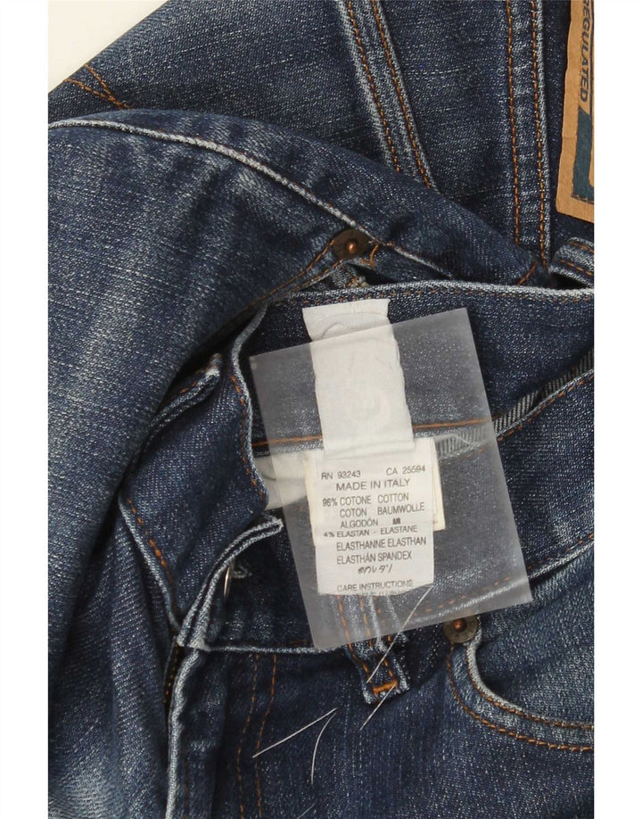 Diesel Damen Bootcut Jeans W29 L33 Blaue Baumwolle