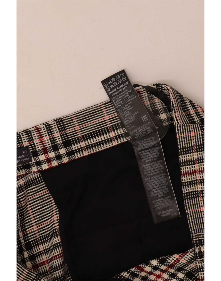 Marks & Spencer Damen Anzughose UK 14 Large W34 L26 Mehrfarbig