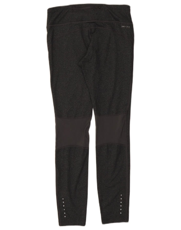 Nike Damen Dri Fit Leggings UK 12 Mittelgrau