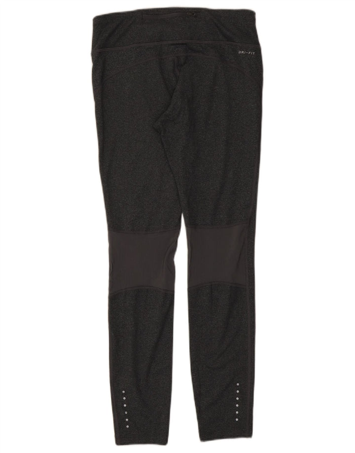 Nike Damen Dri Fit Leggings UK 12 Mittelgrau