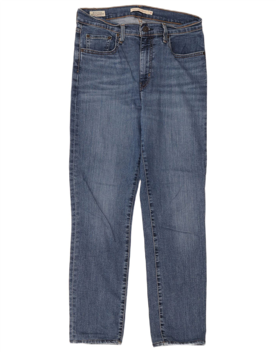Levi's Damen 724 High Rise Straight Jeans W29 L28 Blau