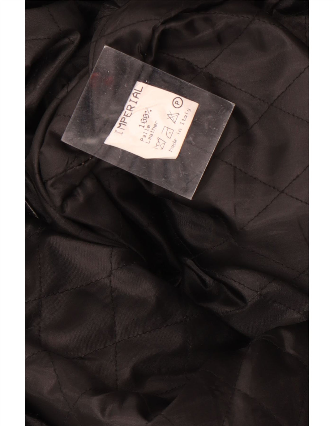 Vintage Herren Ledermantel UK 40 Großes schwarzes Leder