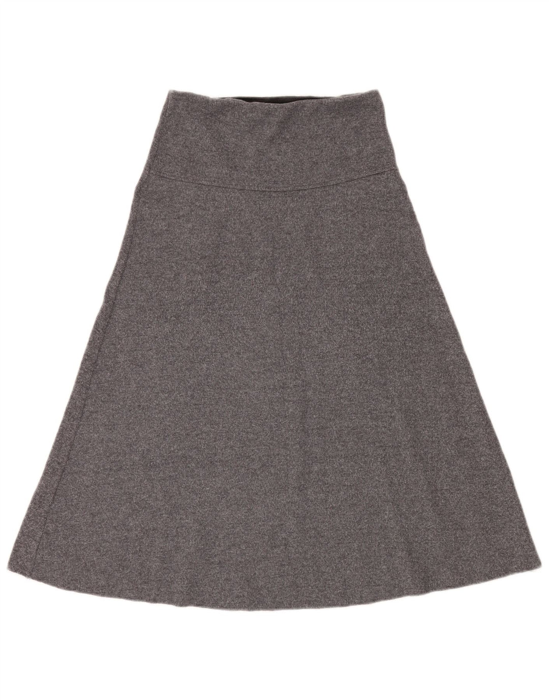 Zara Damen A-Linien-Rock mit hoher Taille, Größe S, W26, Grau, Polyester