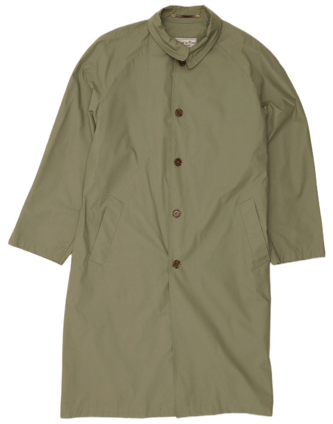 Preca Herren Regenmantel UK 42 XL Khaki Polyester