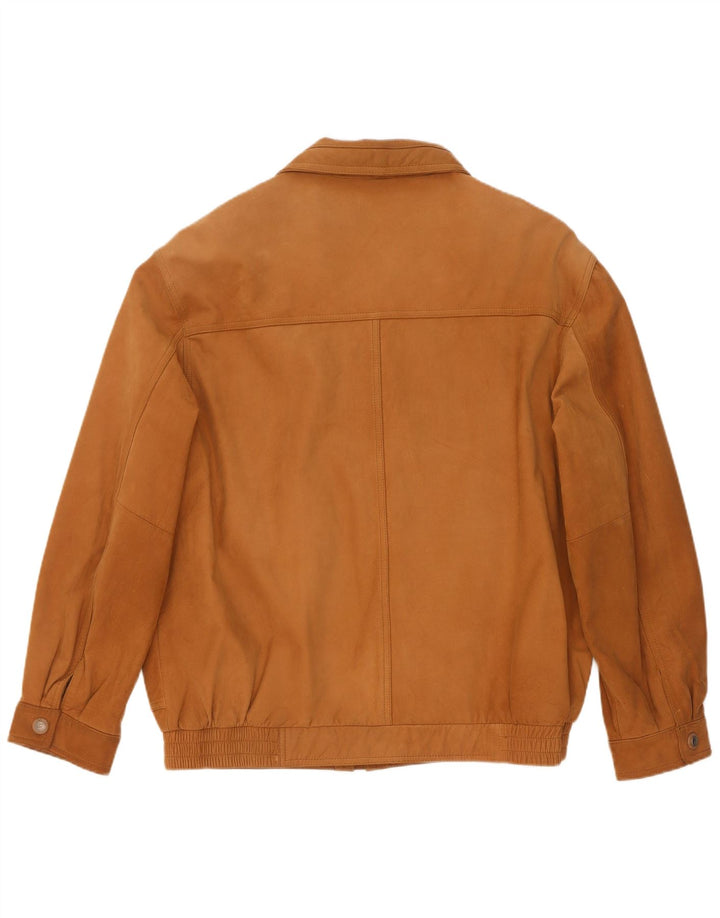 WESTBURY Herren Wildleder Bomberjacke IT 54 2XL Beige Leder