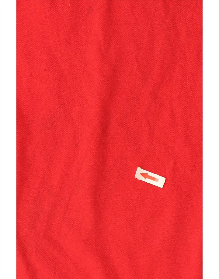 Nike Herren T-Shirt Top aus mittelroter Baumwolle