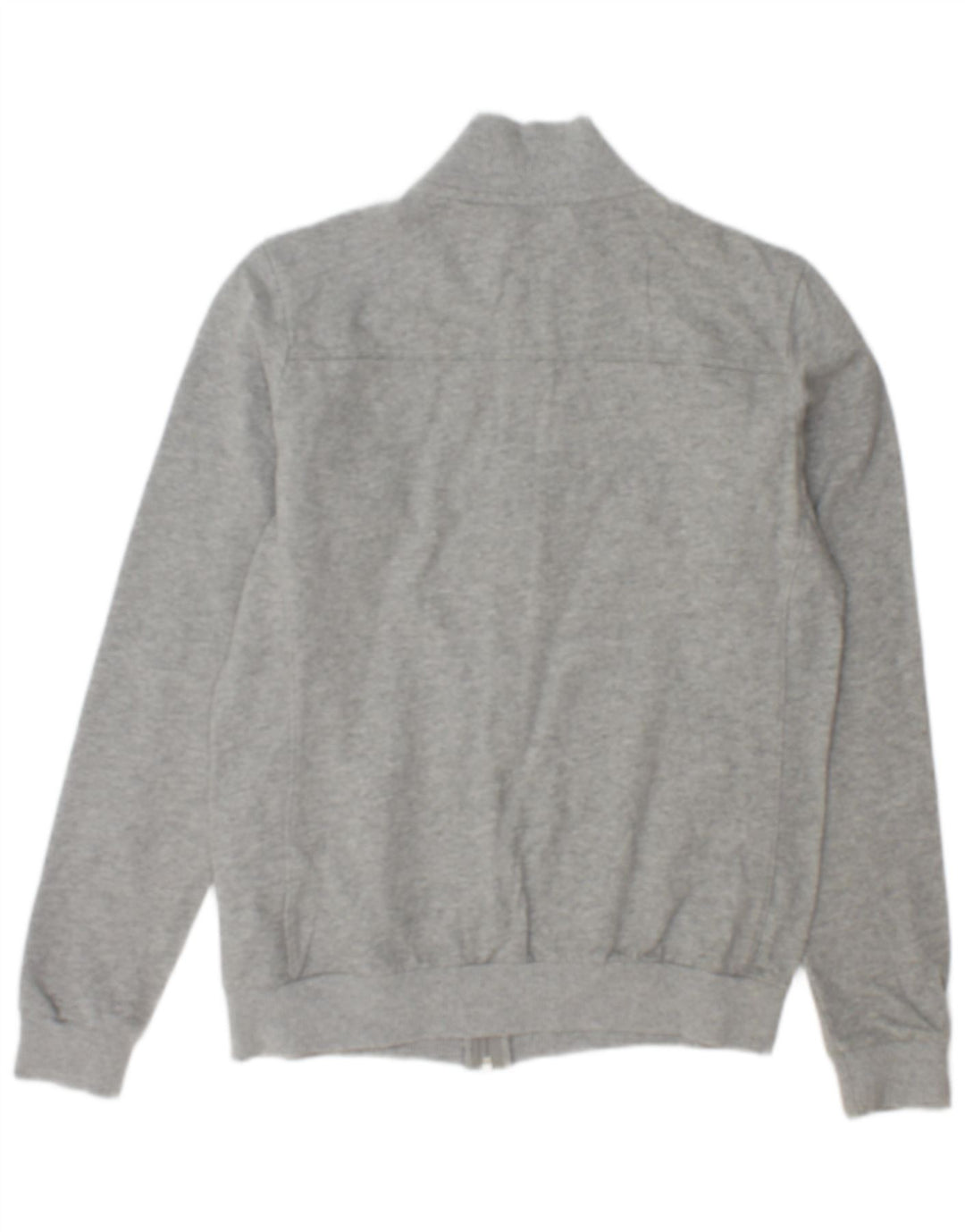 Nike Damen-Trainingsanzug-Top-Jacke, UK 12/14, mittelgrau gefleckte Baumwolle