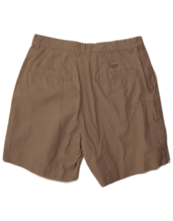 Columbia Herren Cargoshorts W34 Large Beige Baumwolle